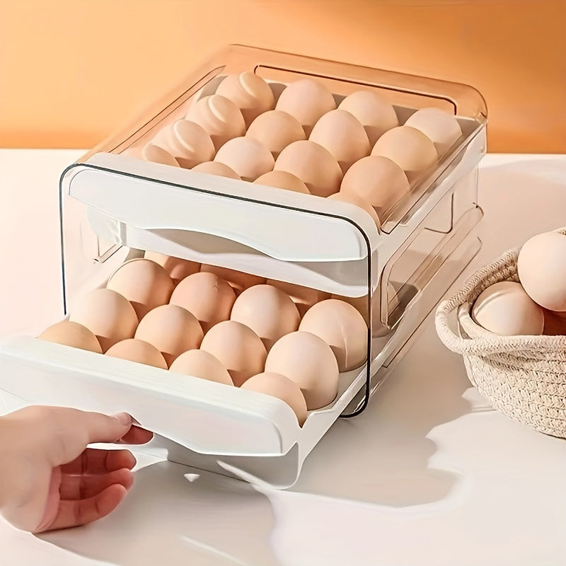 Refrigerator Egg Storage Box Double Layer Holder