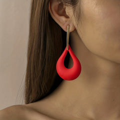 Boho Teardrop Dangle Earrings 18K Plated Jewelry Gift