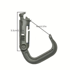 Military Carabiner D Ring Grimloc Snap for Backpacks Keychains
