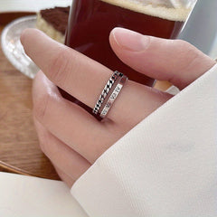 Smile Face Letter Rings For Men Finger Accessories
