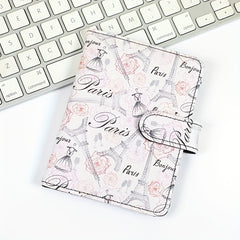 Floral Pattern PU Leather Passport Holder Functional Case