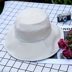 Versatile Sunshade Big Brim Bucket Hat for Men Women