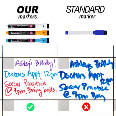 Magnetic Dry Erase Calendar For Fridge 17 x11 - Monthly Board Calendar