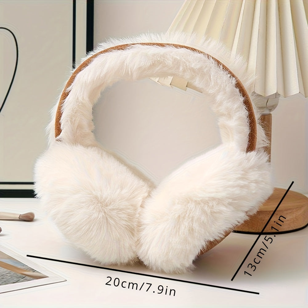 Women's Soft Plush Winter Ear Muffs - Cold Proof Accessory