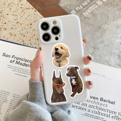 50pc Puppy Stickers Waterproof for Phone Case Laptop