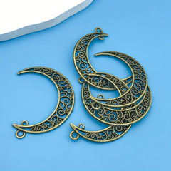 20pcs Mixed Crescent Shape Pendants for DIY Jewelry Making