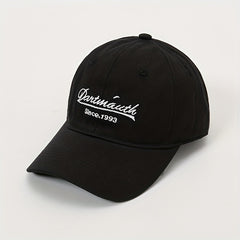 Letter Embroidery Baseball Cap Cotton Sun Hat Lightweight Adjustable Dad Hats