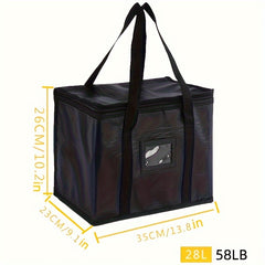 3pcs Insulated Reusable Grocery Bag Large Capacity Shopping Bag