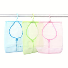 Mesh Hanging Storage Bag for Kitchen Bathroom Foldable Organizer