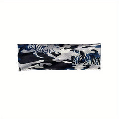 Men's Ice Silk Camouflage Sweatband Fitness Hairband