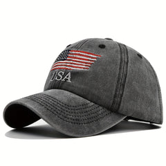 Vintage Baseball Cap American Flag Trucker Hip Hop Sun Hat