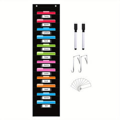 Durable Wall Organizer with Pockets for Classroom and Office