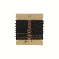 10pcs Twist Hair Tie High Elasticity Ponytail Holder Braided Hair Ring