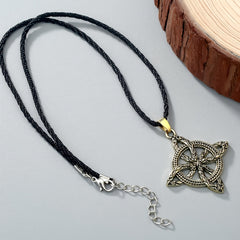 Vintage Viking Planet Necklace Men's Amulet Jewelry