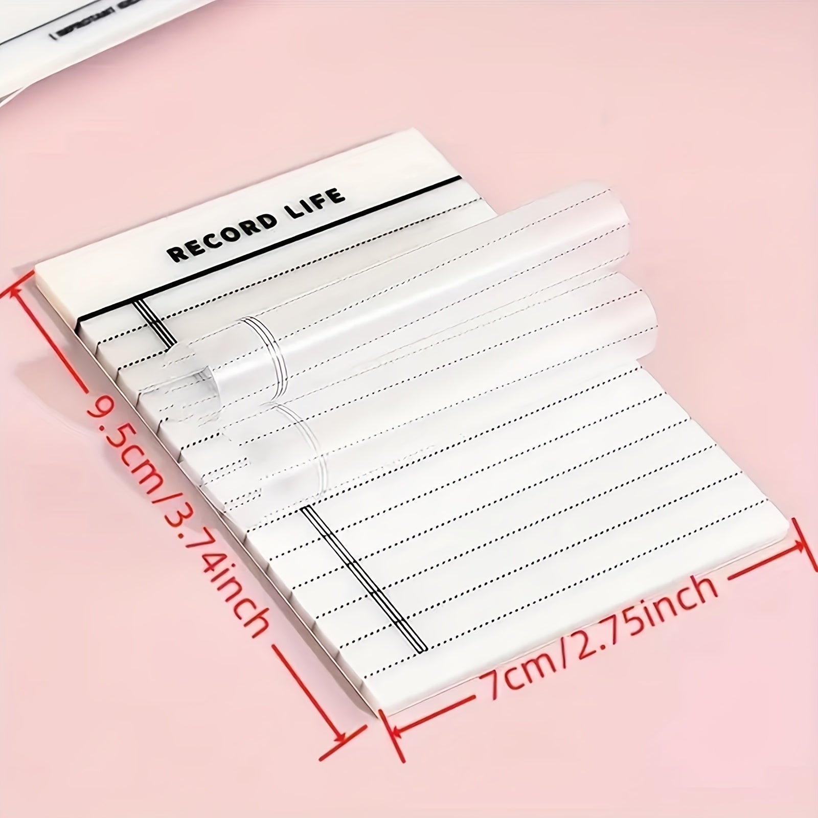 Clear Sticky Notes Large Grid Pad Waterproof Easy To Post Writable Note