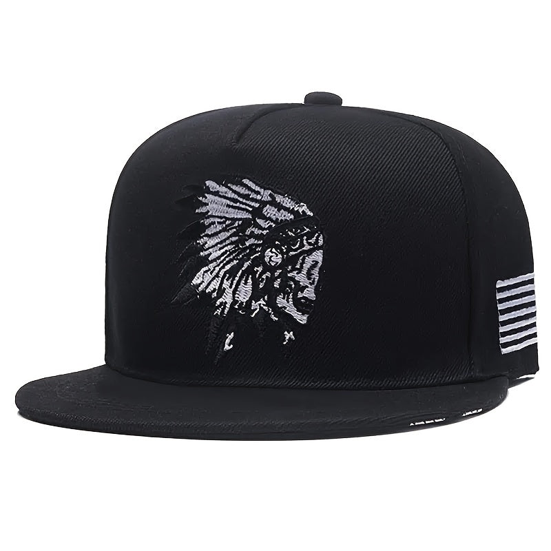 Indians Embroidered Men's Hip Hop Hat