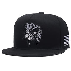 Indians Embroidered Men's Hip Hop Hat