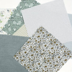 7pcs Cotton Fabric DIY Patchwork Bundle Fat Quarter Quilt Squares