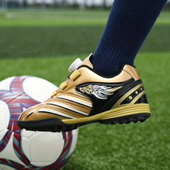 Kids Turf Soccer Shoes Athletic Shock Absorption Non slip Sneakers