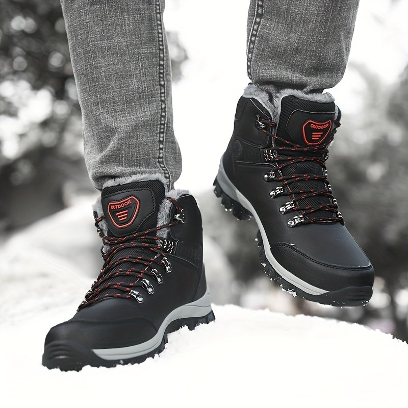 Men's Winter Boots High Top Snow Boots Non Slip