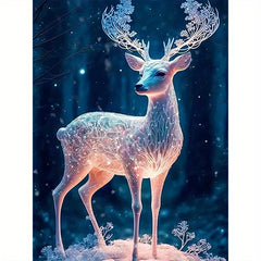 DIY 5D Diamond Painting Snow Deer Set - Full Drill