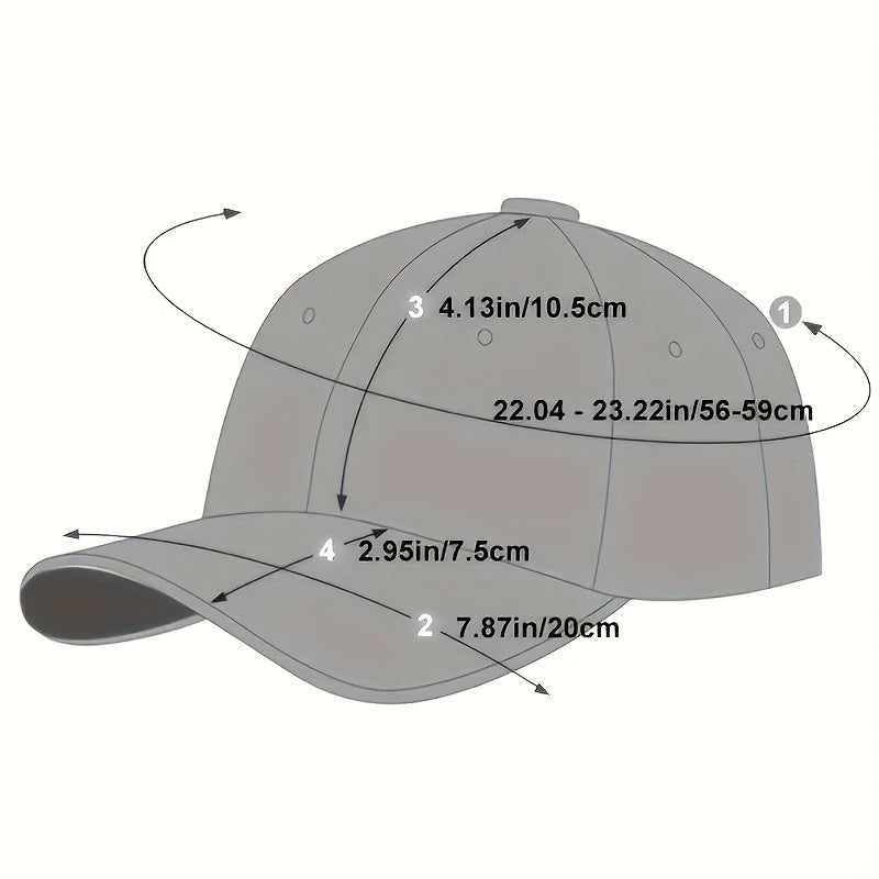 Unisex Breathable Adjustable Baseball Cap for Outdoor Sport