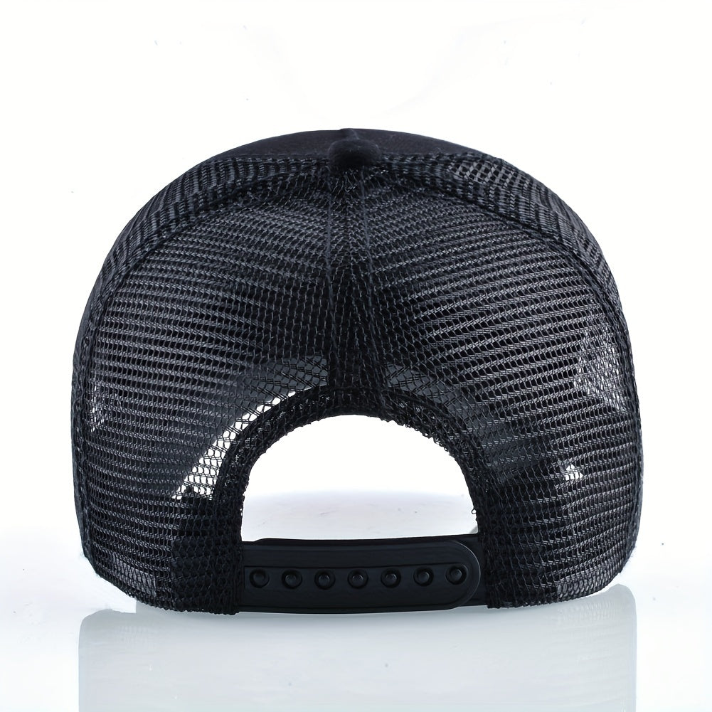 Embroidered Bull Baseball Cap for Men