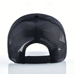 Embroidered Bull Baseball Cap for Men