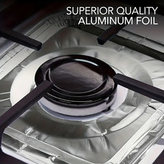50pcs Aluminum Stove Burner Cover 8.5in Heat-resistant Gas Stove Protector