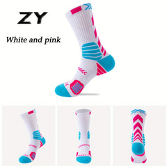 Kids Basketball Sports Socks, Sweat Absorbent, Breathable Long Socks