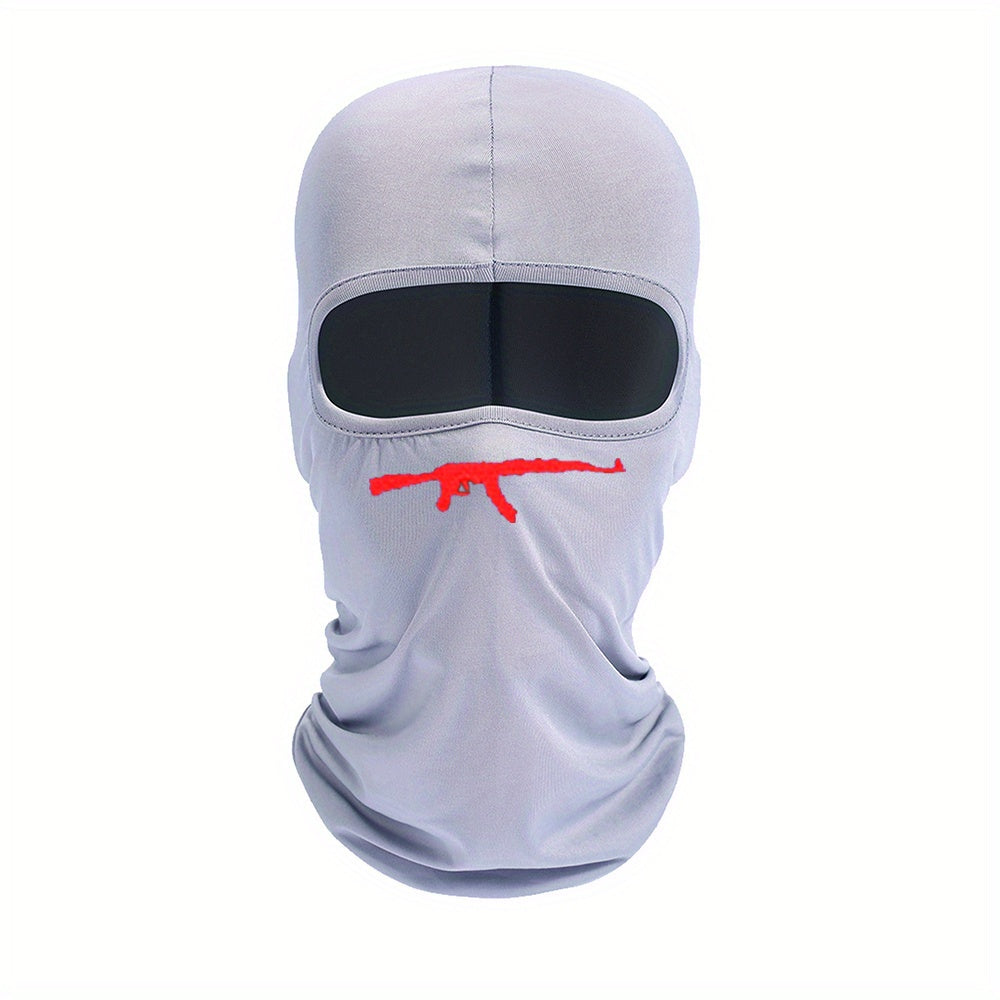 AK47 Print Mask Hood for Outdoor Riding Balaclava Hat