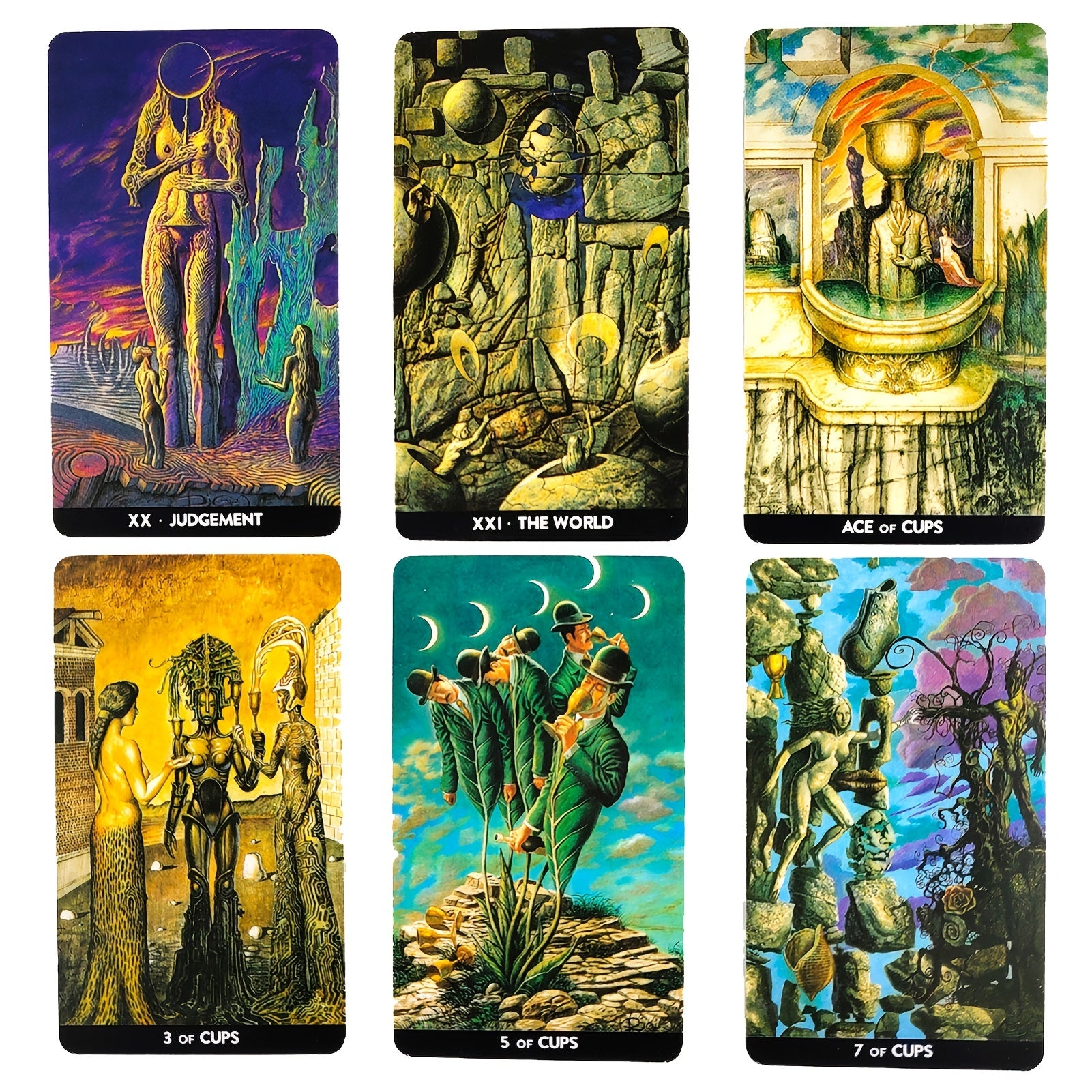 Surrealist Tarot English Deck Guidebook Magical Fate