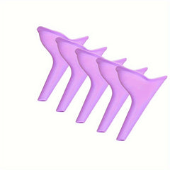 5pcs Portable Outdoor Women's Urinal Standing Potty
