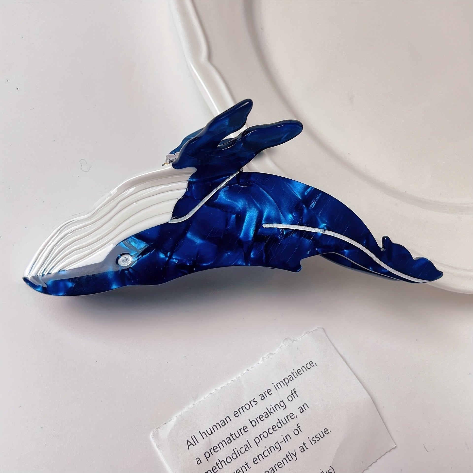 Dolphin Hair Claw Clip Ocean Animal Ponytail Holder