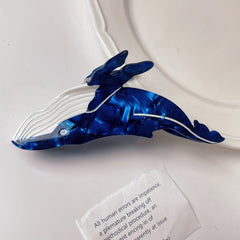 Dolphin Hair Claw Clip Ocean Animal Ponytail Holder