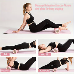 Yoga Foam Roller for Deep Tissue Massage and Muscle Recovery