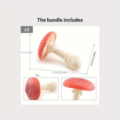 Plant Fungus Model Toys Poisonous Rope Umbrella Gooseberry Mushrooms