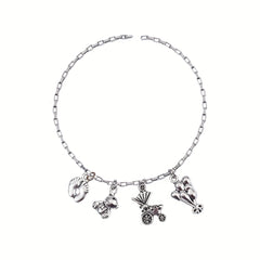 100Pcs Newborn Baby Charms for Jewelry Making DIY