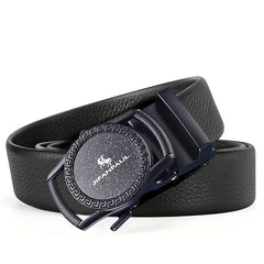Men's PU Leather Auto Buckle Belt