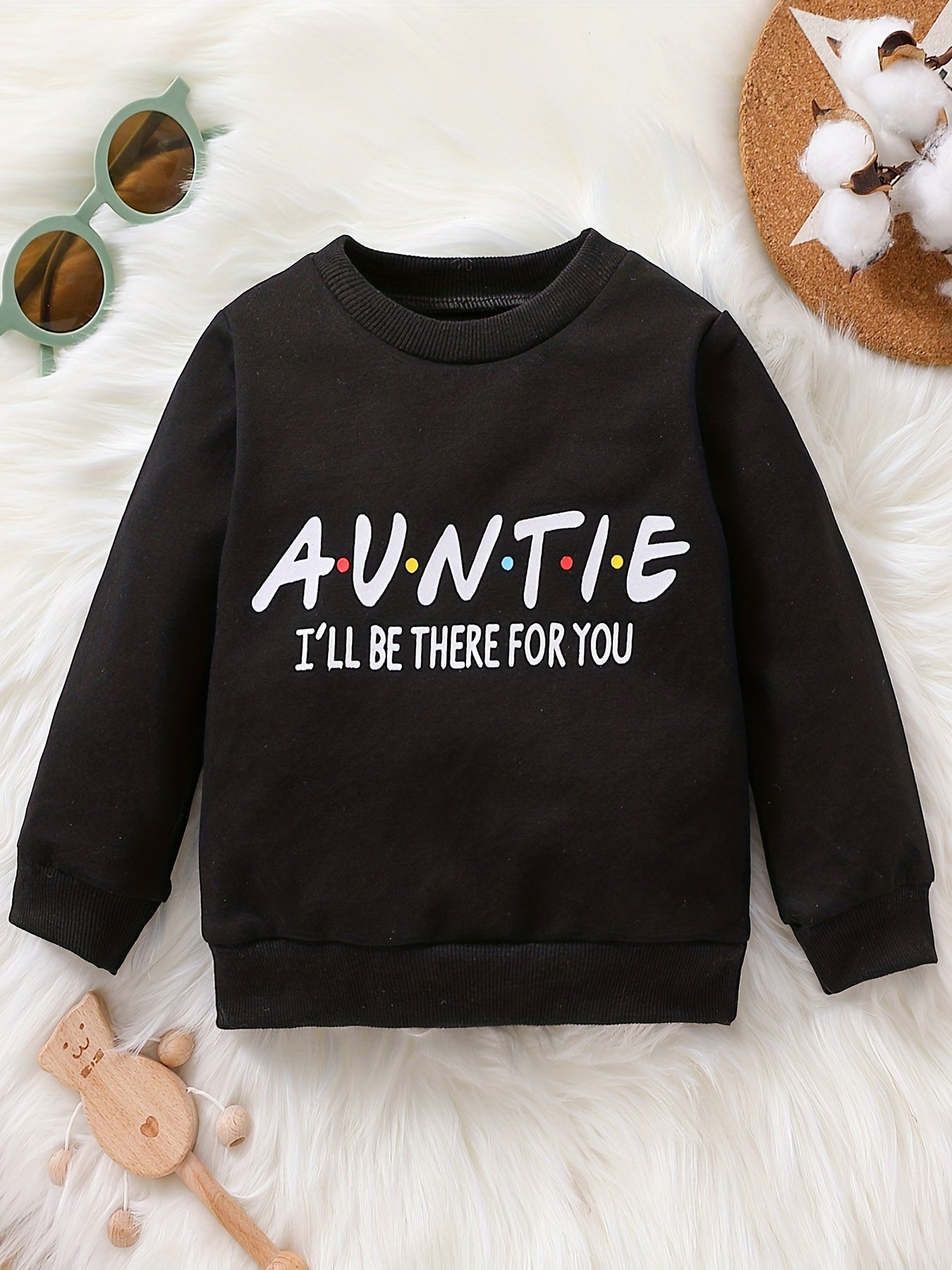 Baby Boy's Graphic Long Sleeve Crew Neck Sweatshirt