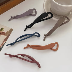 3pcs Frosted French Barrettes Hair Clips for Women