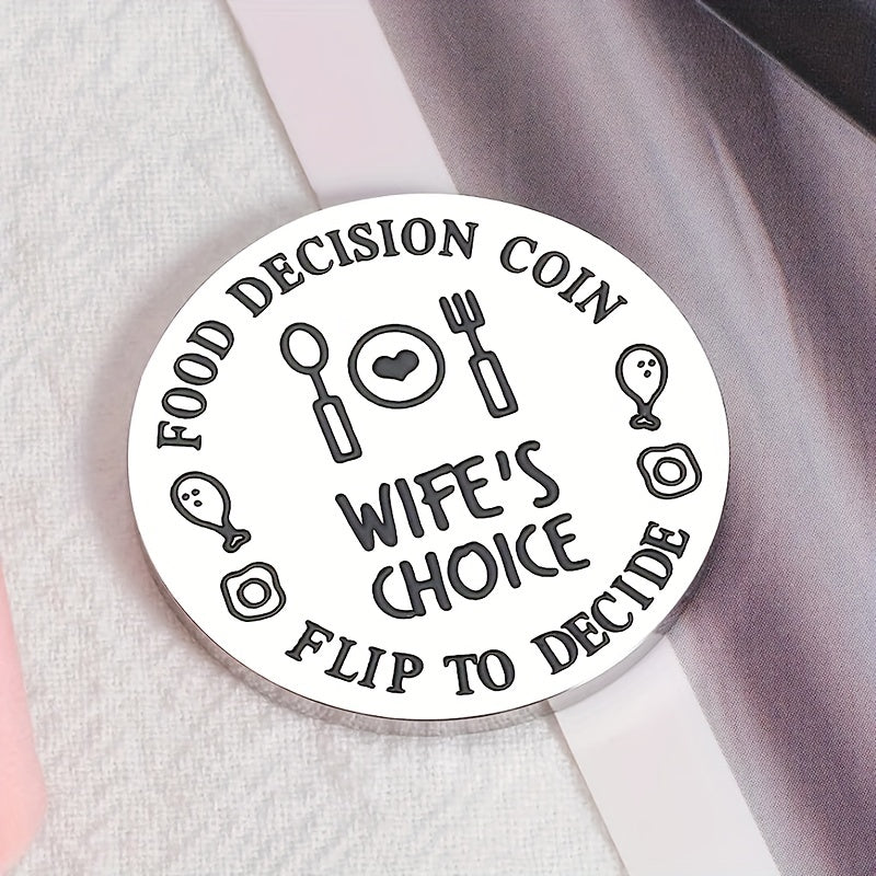 Funny Destiny Flip Coin Gift For Men Women Valentines Anniversary Birthday