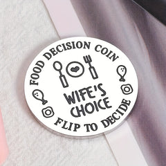 Funny Destiny Flip Coin Gift For Men Women Valentines Anniversary Birthday