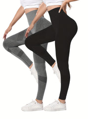 High Stretch Sports Leggings High Waist Running Workout Tight Pants