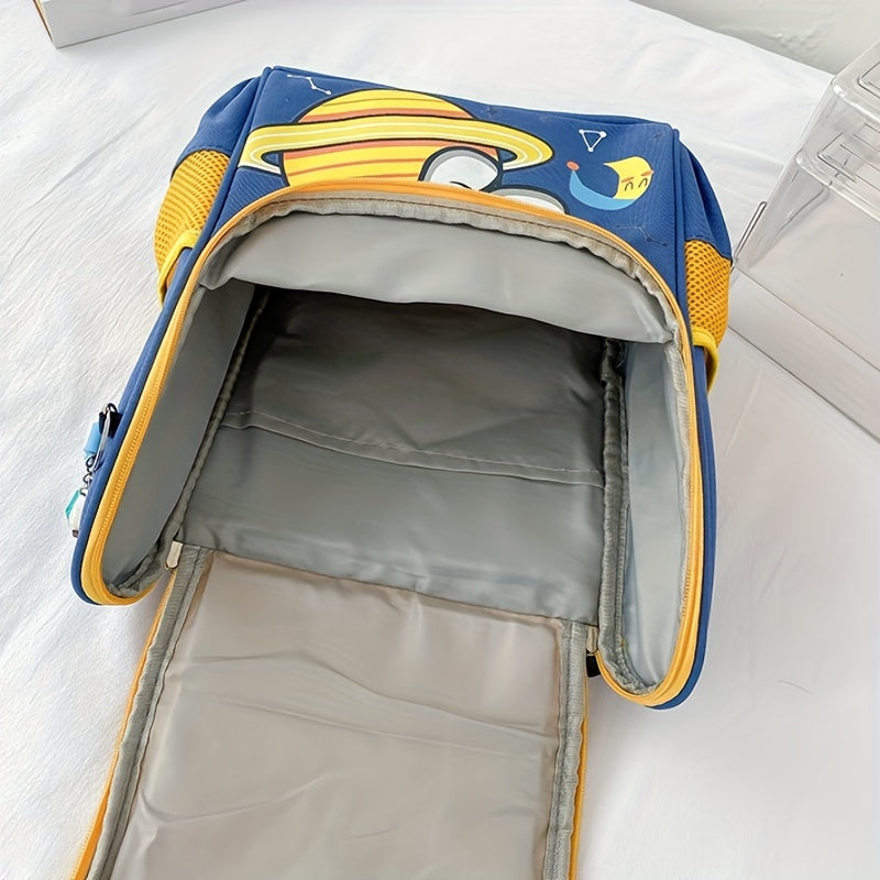 Kids' Cartoon Schoolbag Lightweight Backpack Rabbit Astronaut Kindergarten Bag