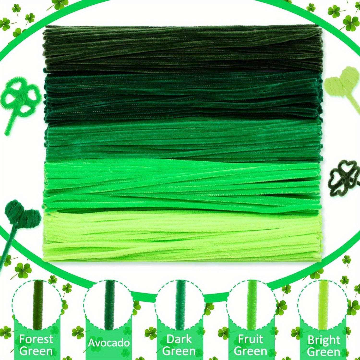 250-400pcs Chenille Stems for DIY Art and Craft Projects, Various Colors