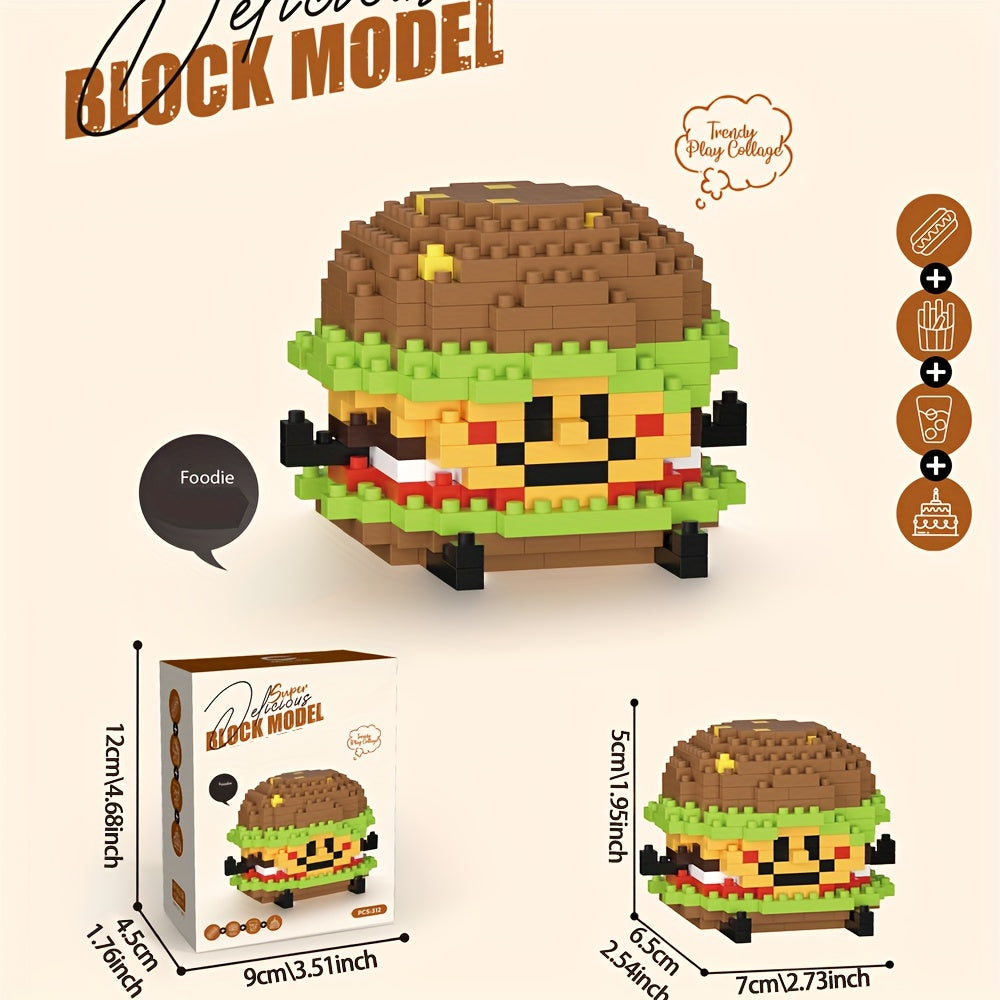Building Blocks Toys Happy Food Play Series