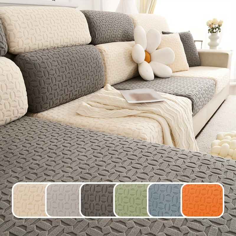 1pc Sofa Slipcover Non slip Sofa Cover Elastic Couch Cover Furniture Protector