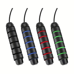 Speed Jump Rope with Memory Foam Handle for Cardio Training