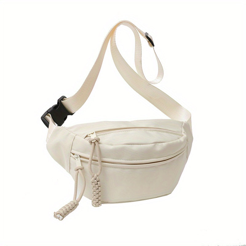 Streetwear Casual Chest Bag Nylon Foldable Fanny Pack
